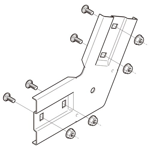 上下ベンド継ぎ金具QRVG60
