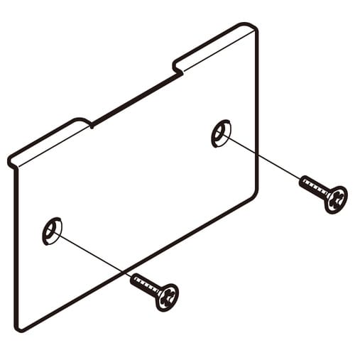 コンセントプレートステンレスS−CP1