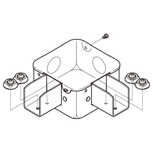 分岐ボックスステンレスS−DB2LN