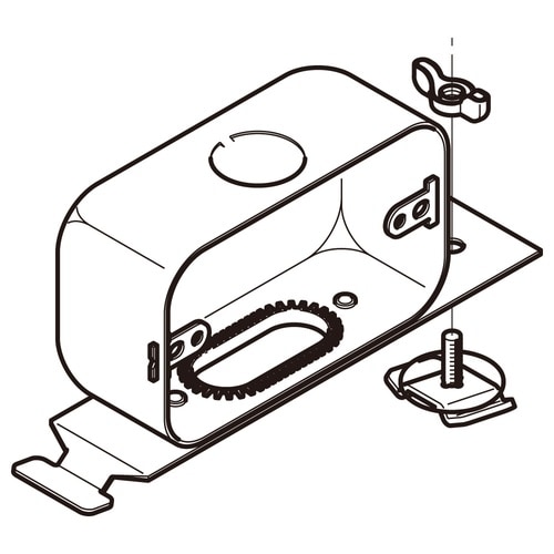 コンセントボックスステンレスS−DBC1