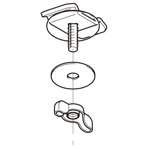 照明器具取付金具ステンレスS−DK1−6