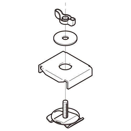 照明器具取付補助金具ステンS−DK1UKB