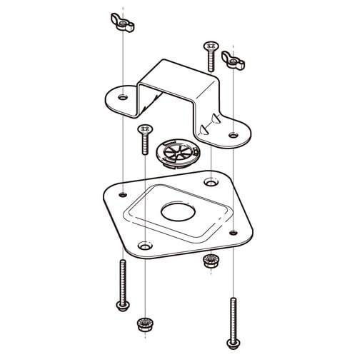 誘導灯取付金具ステンレスS−DKGL1