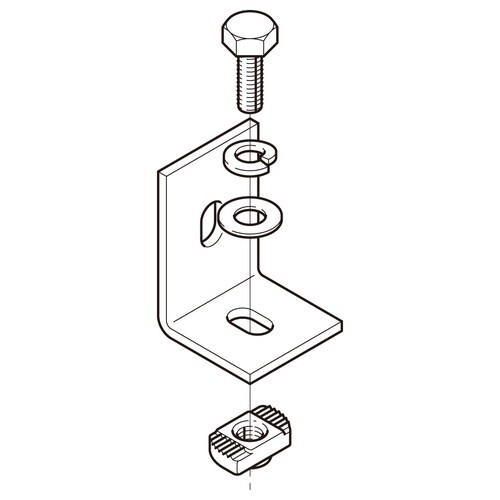 水平用振止金具ステンレスS−DPHS1