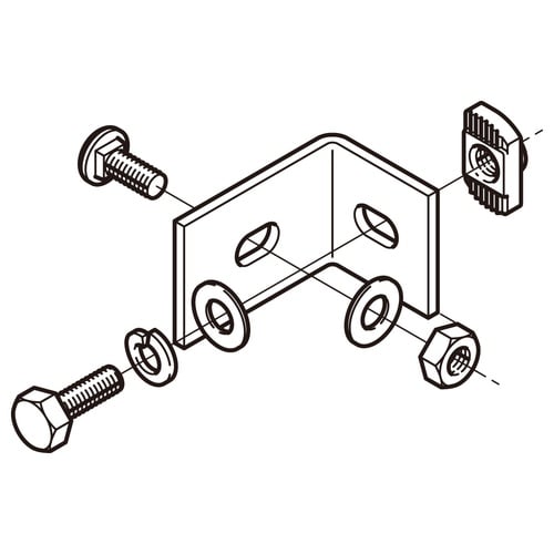 垂直用振止金具ステンレスS−DPVS1
