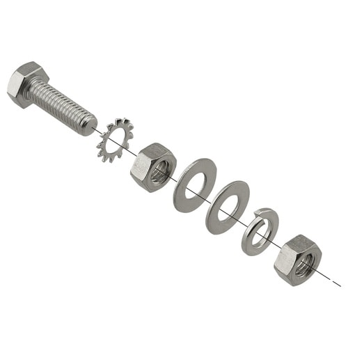 アースボンド線用ボルトナットS−EBKS1−M8