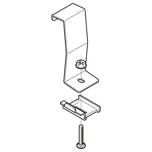 アングル用振止金具ステンレスS−QRS11
