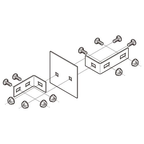 SR・QR用口径違金具ステンS−QSRR40