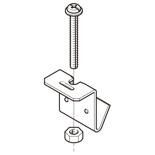 アングル用振止金具ステンレスS−RS10KB
