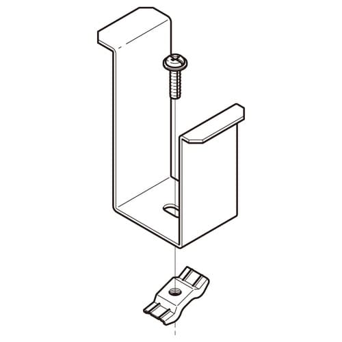 並列部振止金具ステンレスS−SQRS1WD