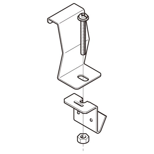 アングル用振止金具ステンレスS−SRS12
