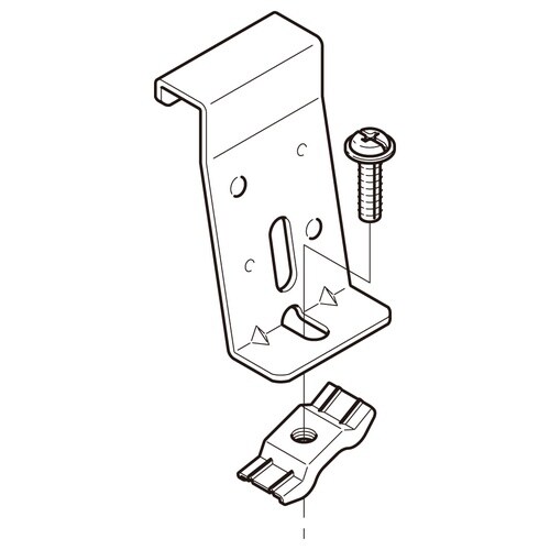 下面カバー対応振止金具ステンS−SRS8