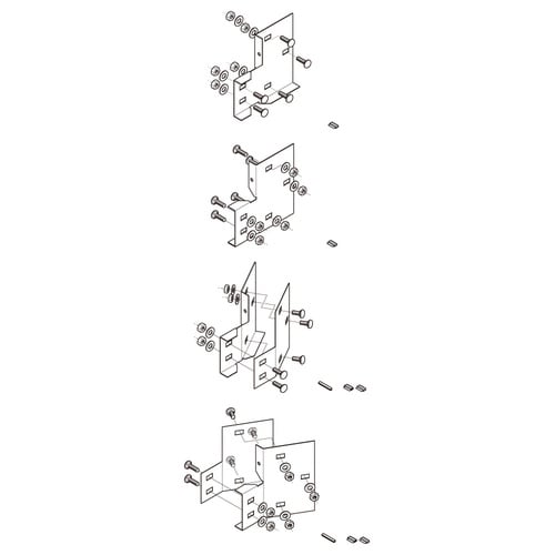 段違い継ぎ金具 SD−DPD2010RL