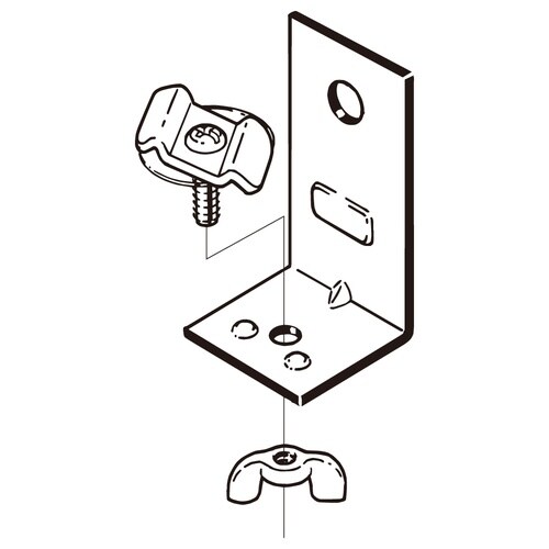 壁面支持用エンドキャップSDSD−ECW1
