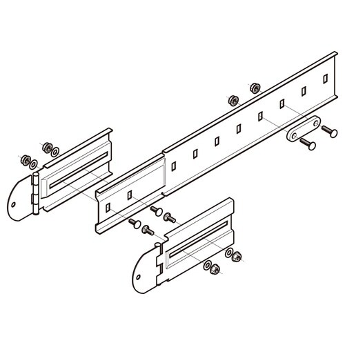 マルチ型水平自在接続金具SDSD−QRBL1