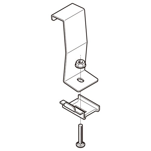 アングル用振れ止め金具SDSD−QRS11