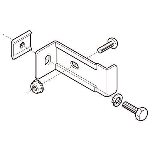 立上りラック支持金具SDSD−QRS4N
