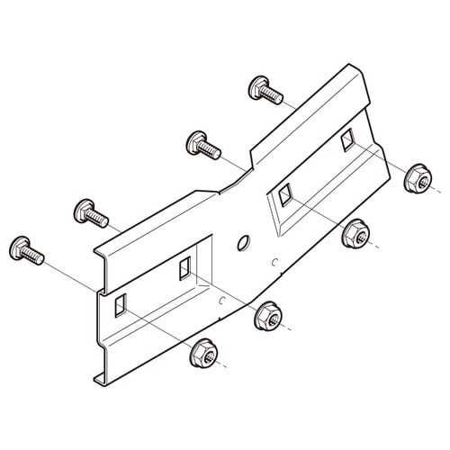 上下ベンド継ぎ金具SDSD−QRVG15