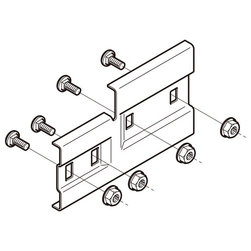 段違い継ぎ金具スーパーダイマSD−SQRD1L