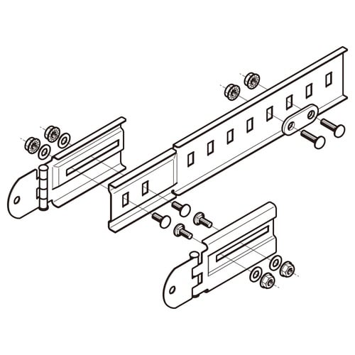 マルチ型水平自在接続金具SDSD−SRBL1