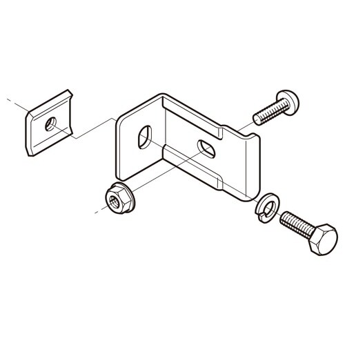 立上りラック支持金具SDSD−SRS4N