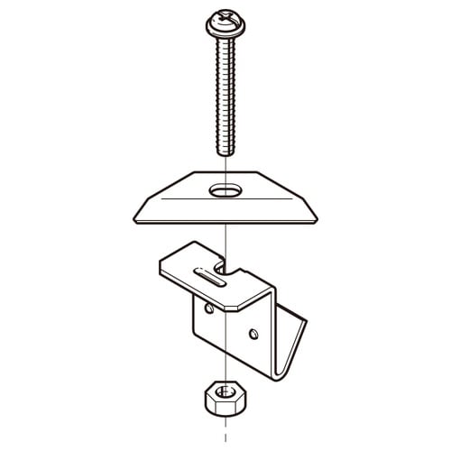 アングル用振れ止め金具SNQRS2L