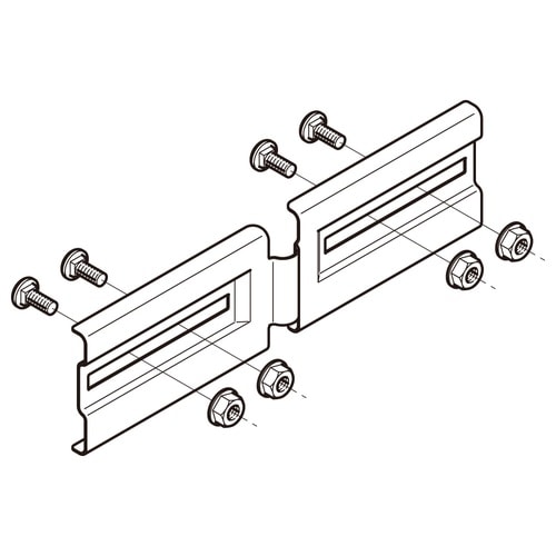 水平ベンド継ぎ金具ノンボンドSRBG1NB