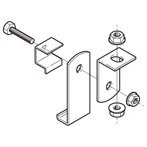 斜め吊り金具SRFH1B