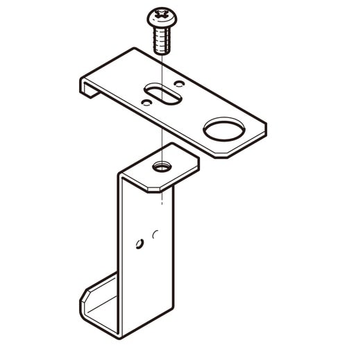 親桁用管支持金具SRPS1