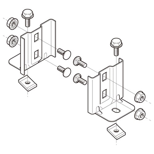 盤取付金具SRU1左右組