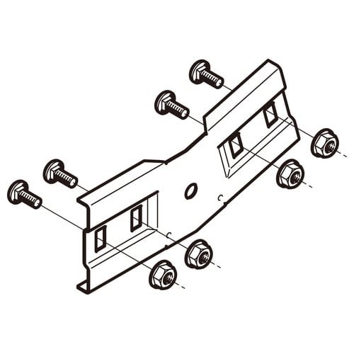 上下ベンド継ぎ金具SRVG15