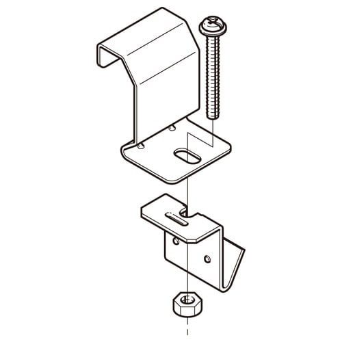 アングル用振れ止め金具WRS12