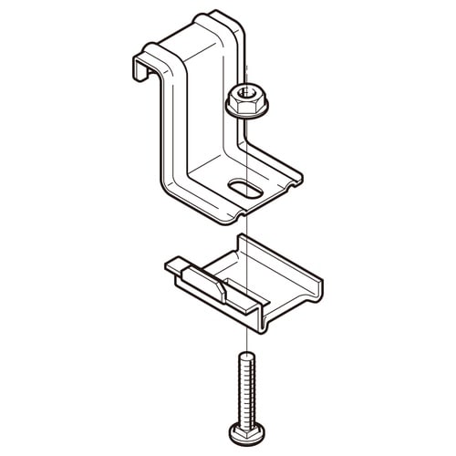 アングル用振れ止め金具WRS9