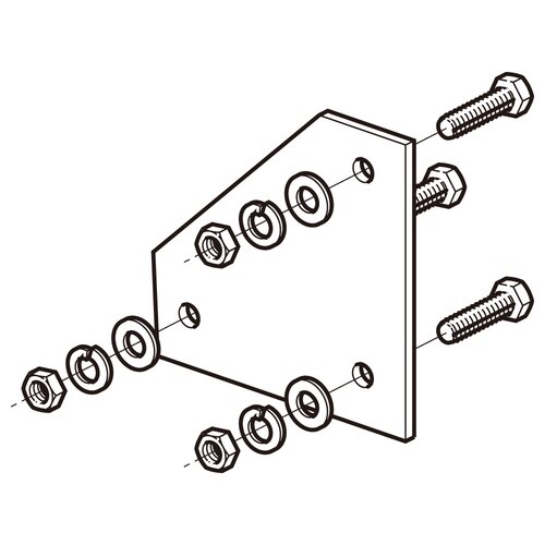組立アングル架台プレート溶融Z−75AGP