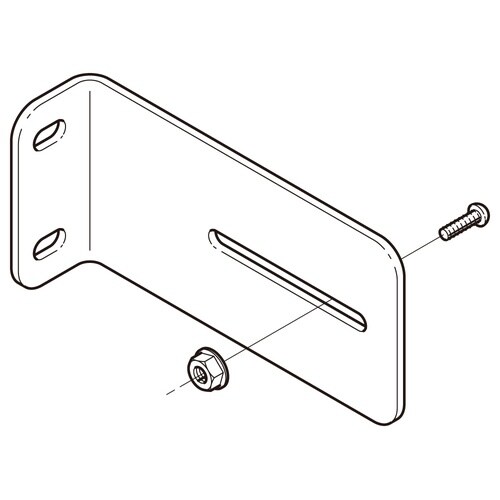 立上りブラケット溶融亜鉛Z−BKT20