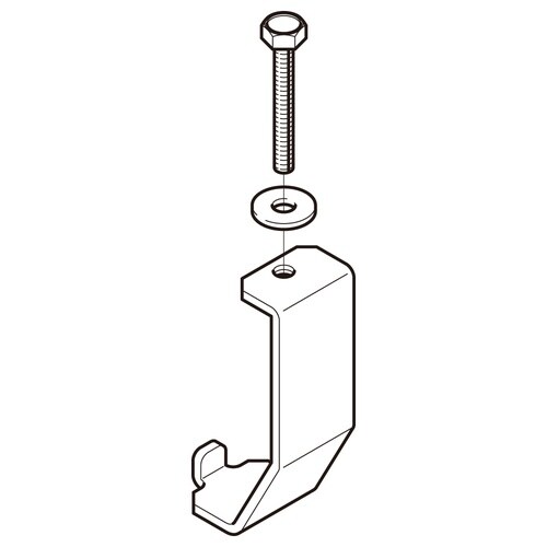 カバー止め金具溶融亜鉛Z−CVDQ1GY