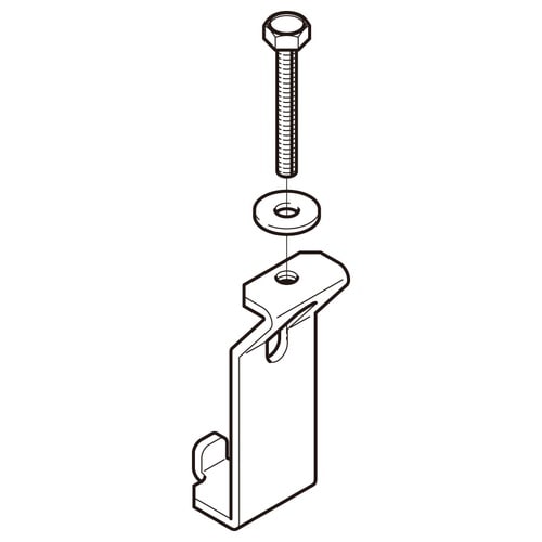 カバー止め金具溶融亜鉛Z−CVDQ1Y