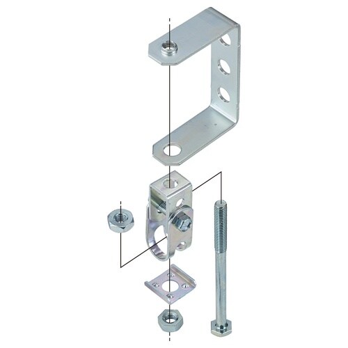 みぞ形鋼用斜吊金具溶融亜鉛Z−CYF150S