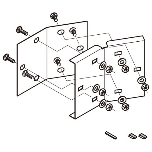 分岐用継ぎ金具溶融亜鉛Z−DPLG300