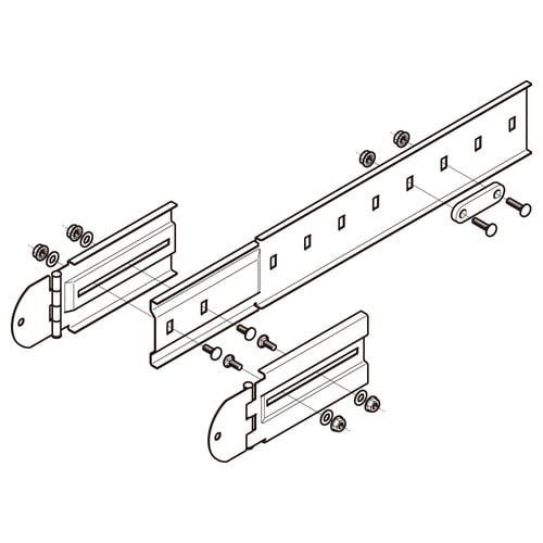 マルチ水平自在接続金具溶融亜Z−QRBL1