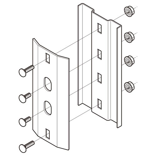 補強継ぎ金具溶融亜鉛Z−QRG1R