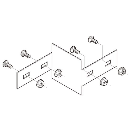 口径違い金具溶融亜鉛Z−QRR10