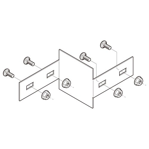 口径違い金具溶融亜鉛Z−QRR40