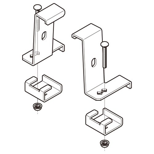 振れ止め金具HDZ Z−QRS1M4050 左右組