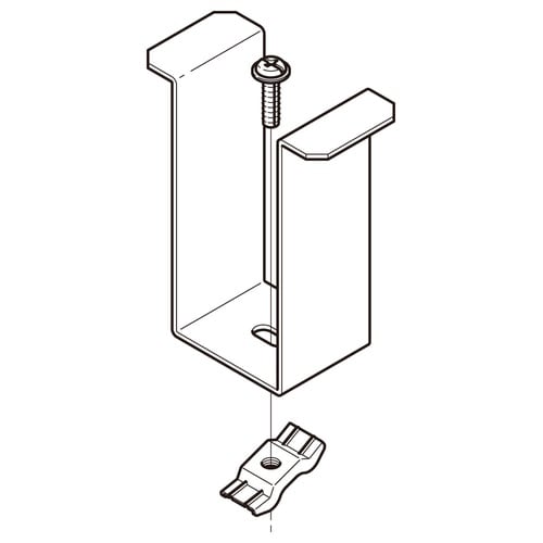 並列部振れ止め金具溶融亜鉛Z−QRS1W