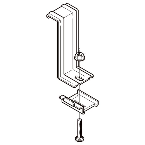 アングル用振止金具溶融亜鉛Z−QRS9