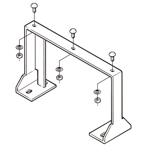 アルミダクト用支持架台Z−SPT10045A