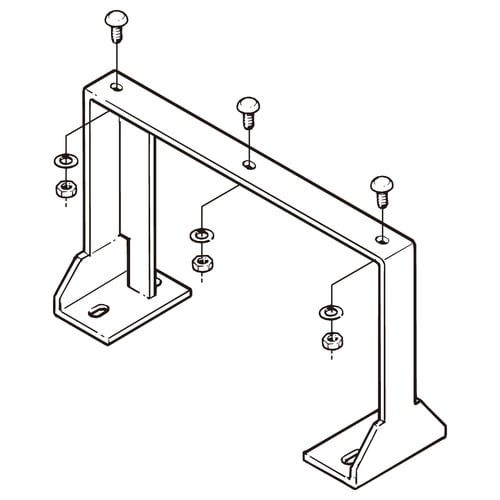 アルミダクト用支持架台Z−SPT2050A