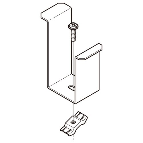 並列部振れ止め金具溶融亜鉛Z−SQRS1WD