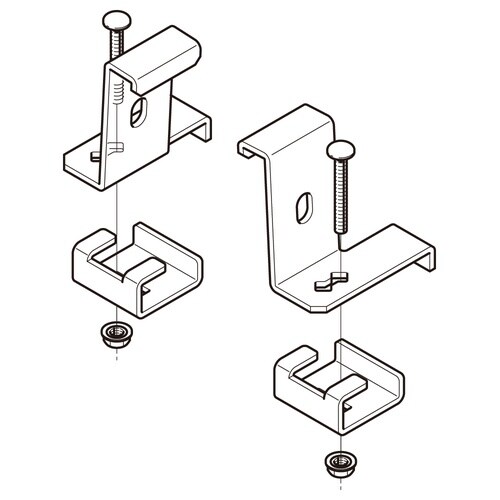 振れ止め金具HDZ Z−SRS1M6575 左右組